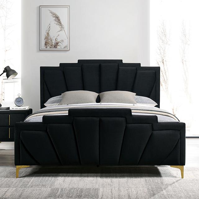 FLORIZEL E.King Bed, Black