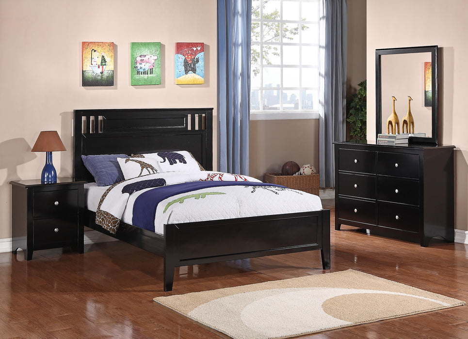 Vfvnco Twin Bed in Black