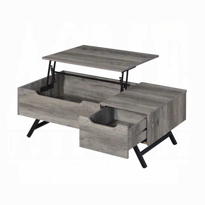 Throm Coffee Table W/Lift Top (beige)