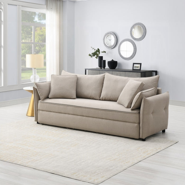 Irina Sofa w/Sleeper (beige)