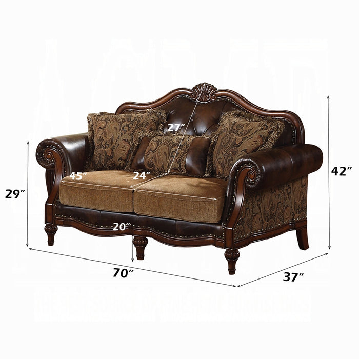 Dreena Loveseat W/3 Pillows