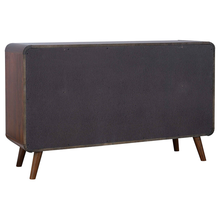 Robyn 6-drawer Dresser Dark Walnut