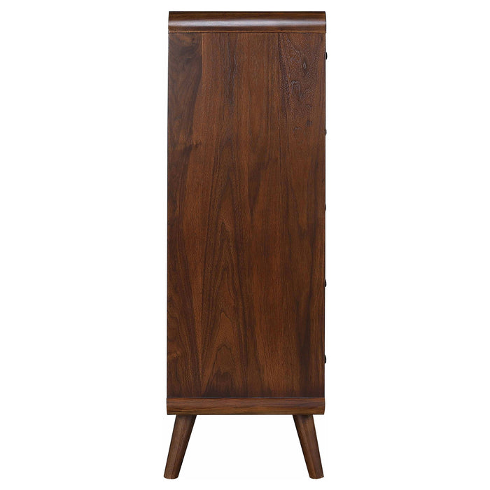 Robyn 5-drawer Chest Dark Walnut