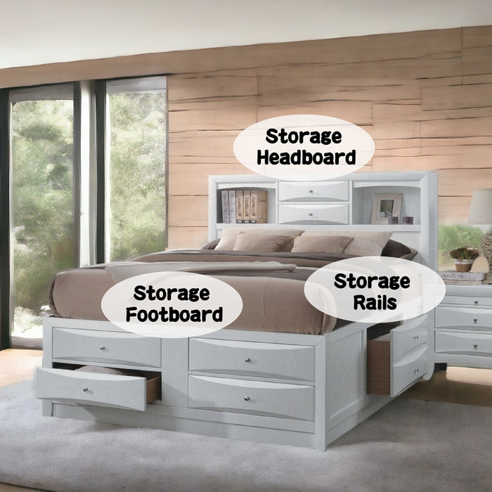 Ireland EK Bed W/Storage