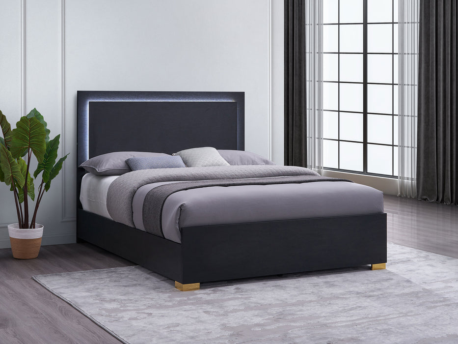Marceline Beds White & Black Eastren King, Full, Twin, & Queen