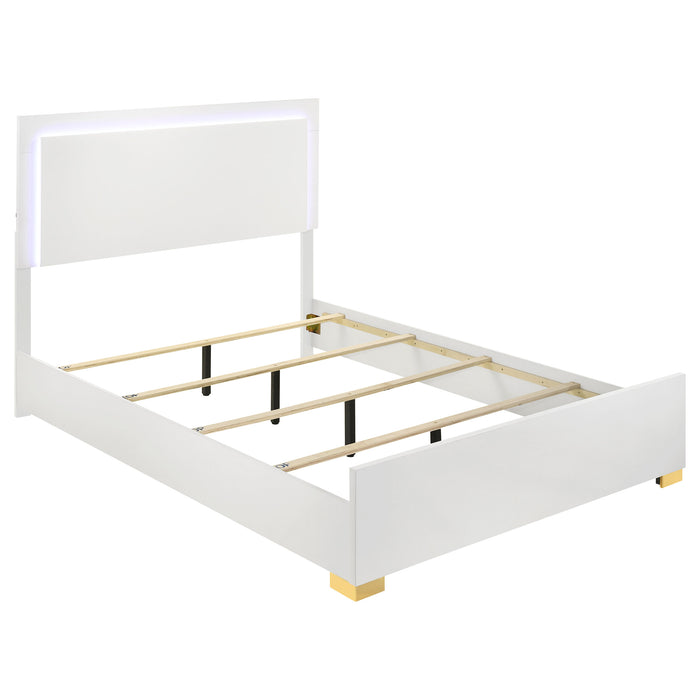 Marceline Bedroom Sets White & Black 4 & 5 Piece