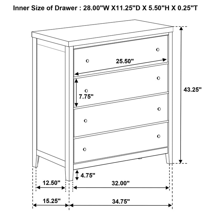 Wilkes 4 & 5 Piece E.King, Queen, Twin, & Full Bedroom Set