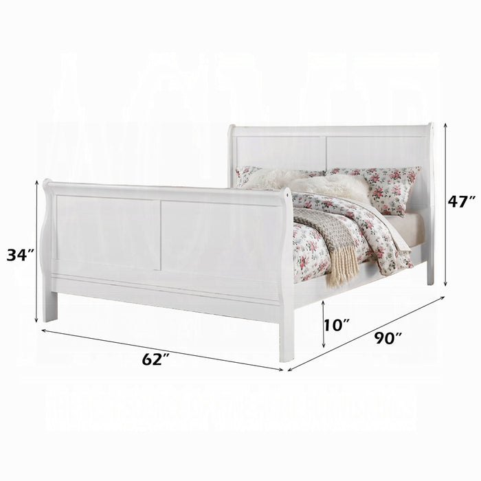 Louis Philippe III Queen Bed