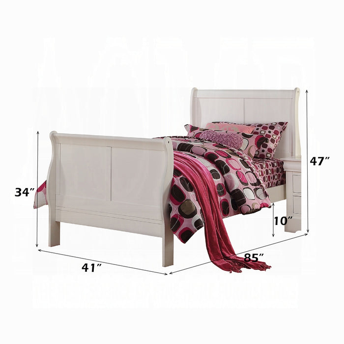Louis Philippe III Twin Bed