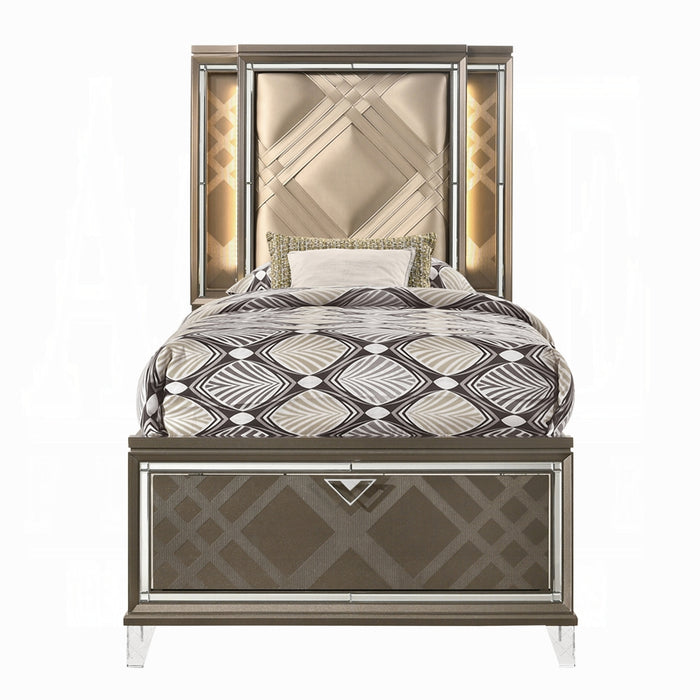 Skylar Full Bed W/Led & Storage