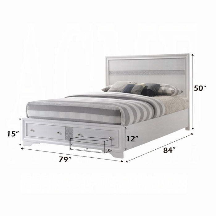 Naima EK Bed W/Storage