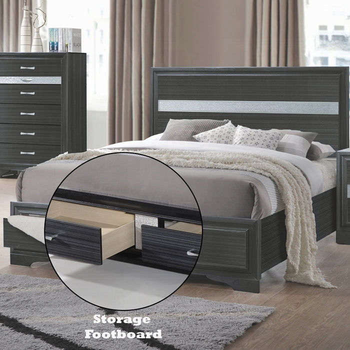 Naima EK Bed W/Storage