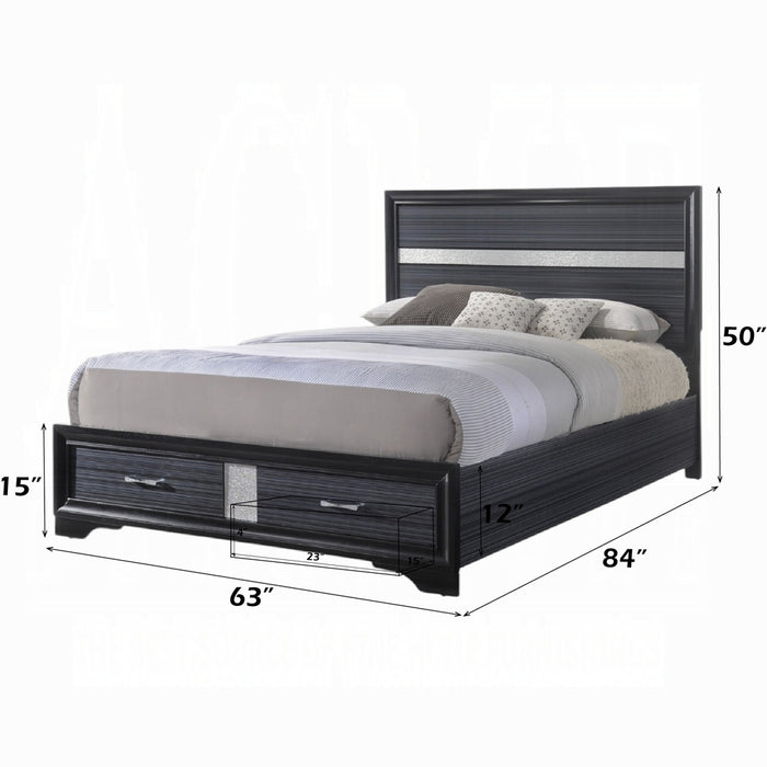 Naima Queen Bed W/Storage