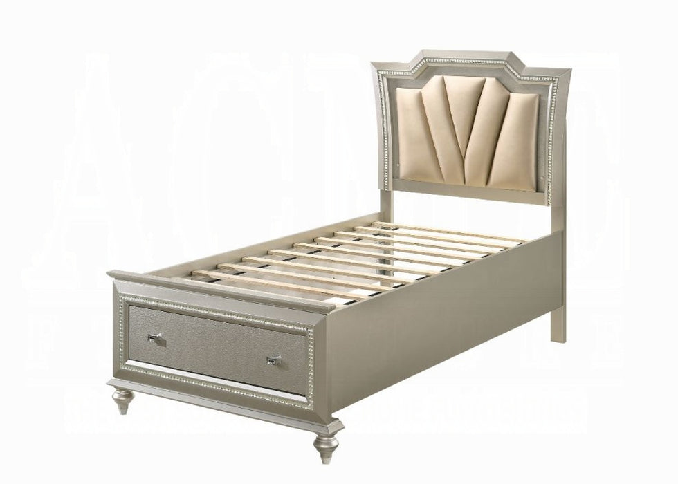 Kaitlyn Full Bed W/Led & Storage