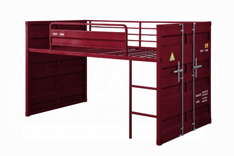 Cargo Twin Loft Bed W/Slide