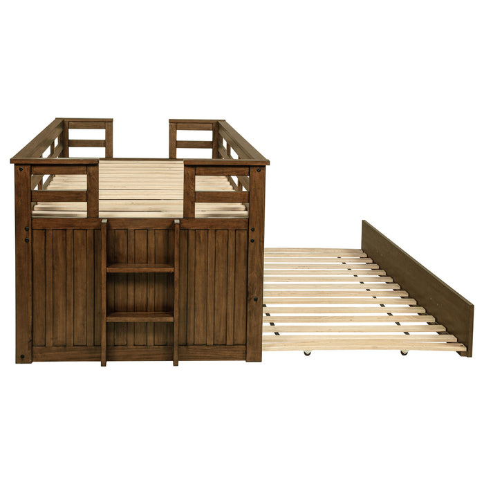 Carlsbad Queen Beds Brown & Grey