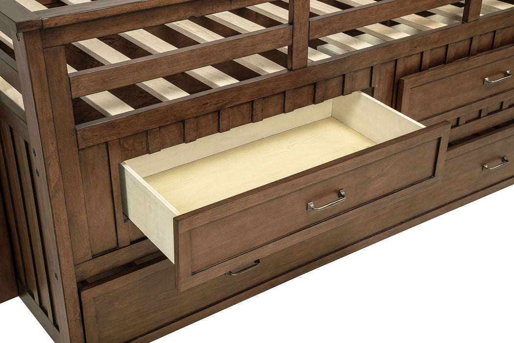 Carlsbad Queen Beds Brown & Grey
