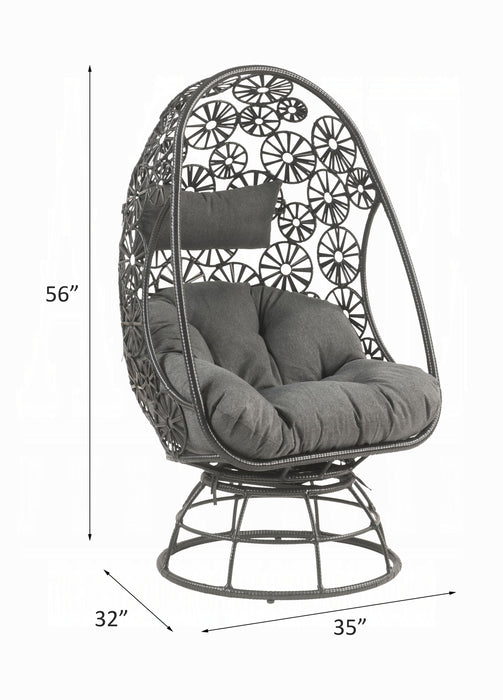 Hikre Patio Lounge Chair & Side Table