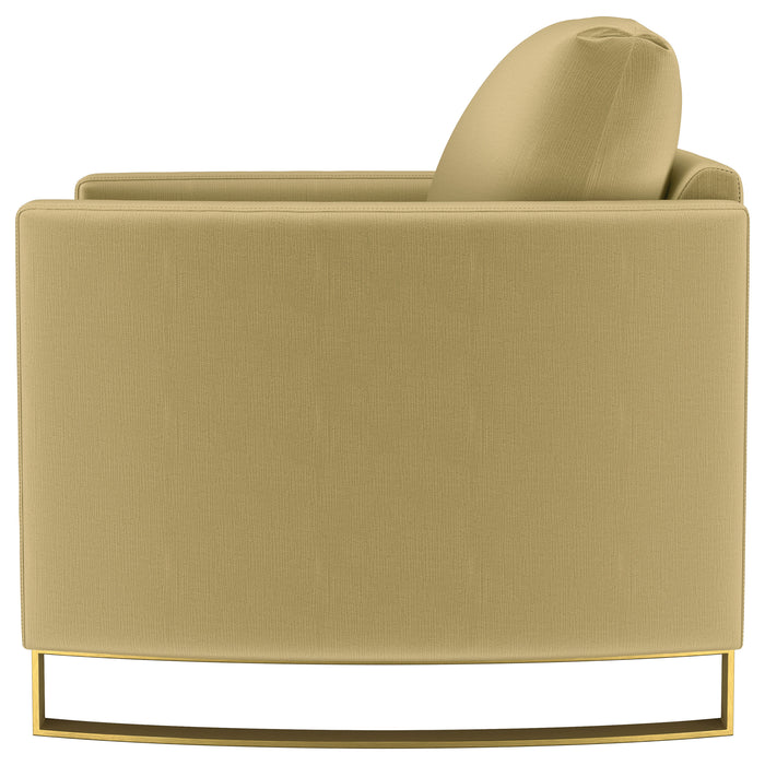 Corliss Accent Chairs Gold