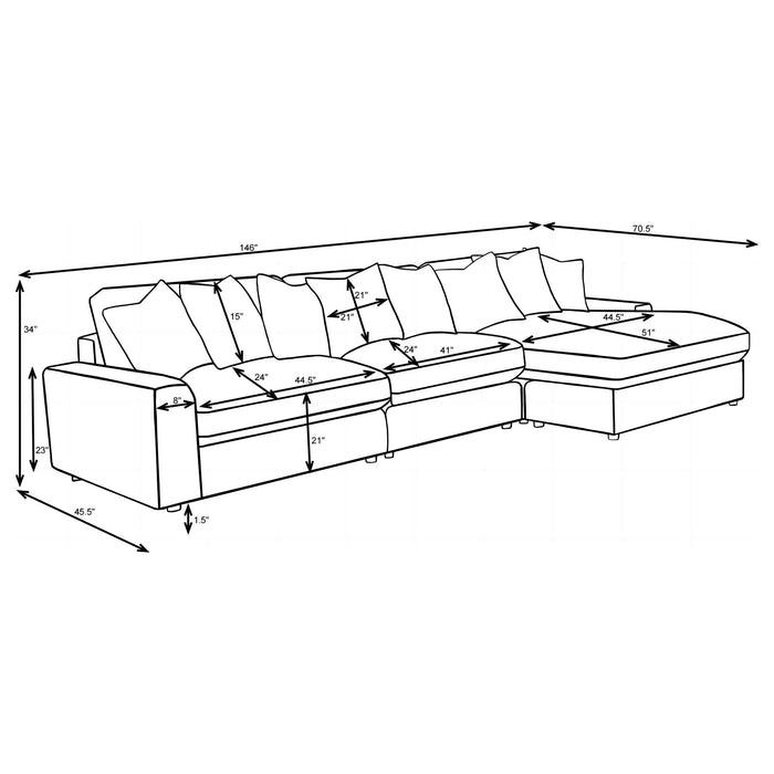 Blaine Stationary Sectionals