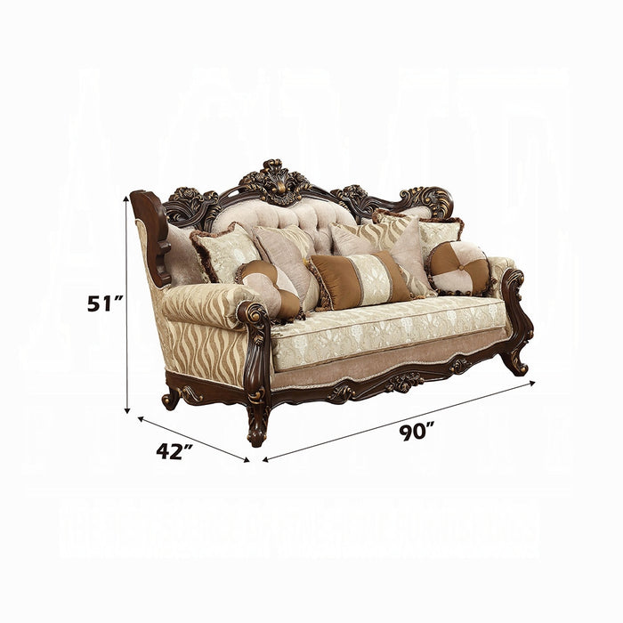 Shalisa Sofa W/7 Pillows(Same Lv01585)