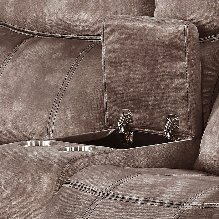 Zubaida Motion Loveseat & Console W/USB