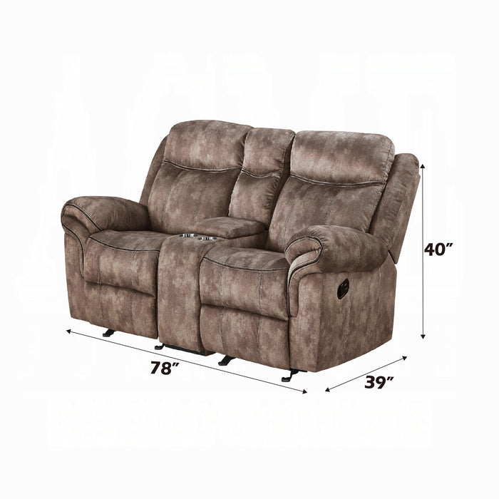 Zubaida Motion Loveseat & Console W/USB