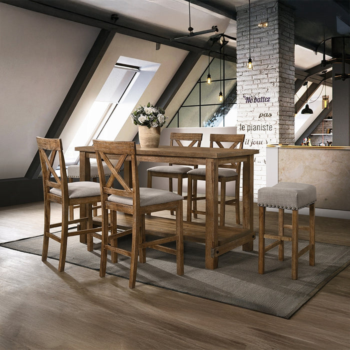 Martha II Counter Height Chair (Set-2)