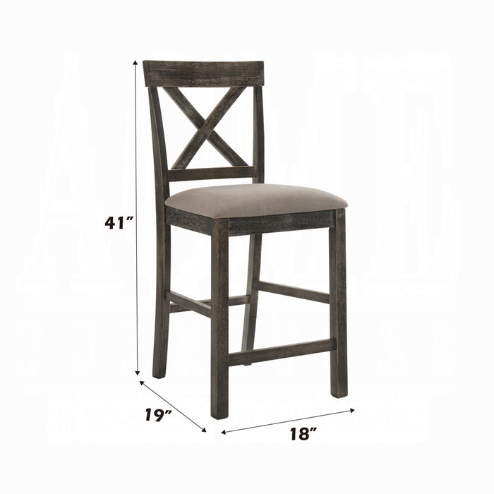 Martha II Counter Height Chair (Set-2)