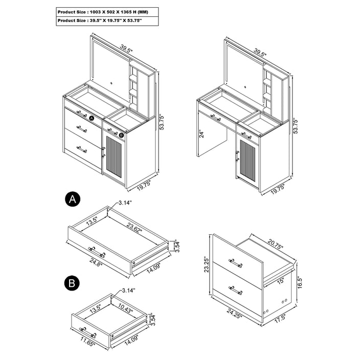 Flora Vanity Sets