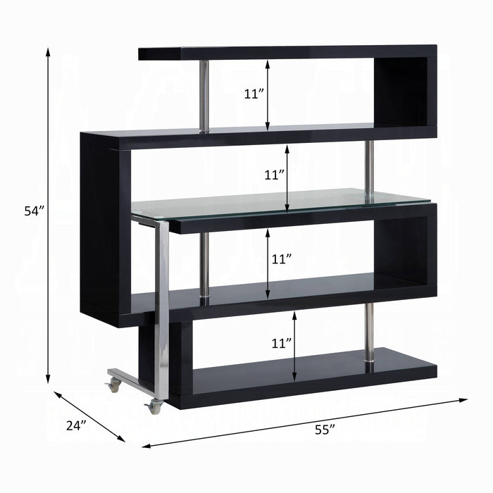 Buck II Writing Desk W/Bookshelf