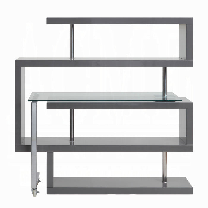Buck II Writing Desk W/Bookshelf