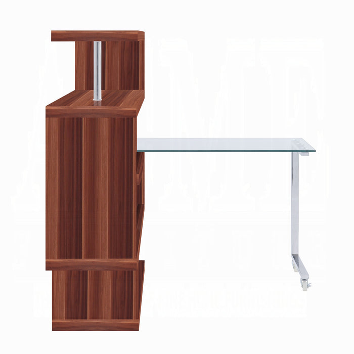 Buck II Writing Desk W/Bookshelf