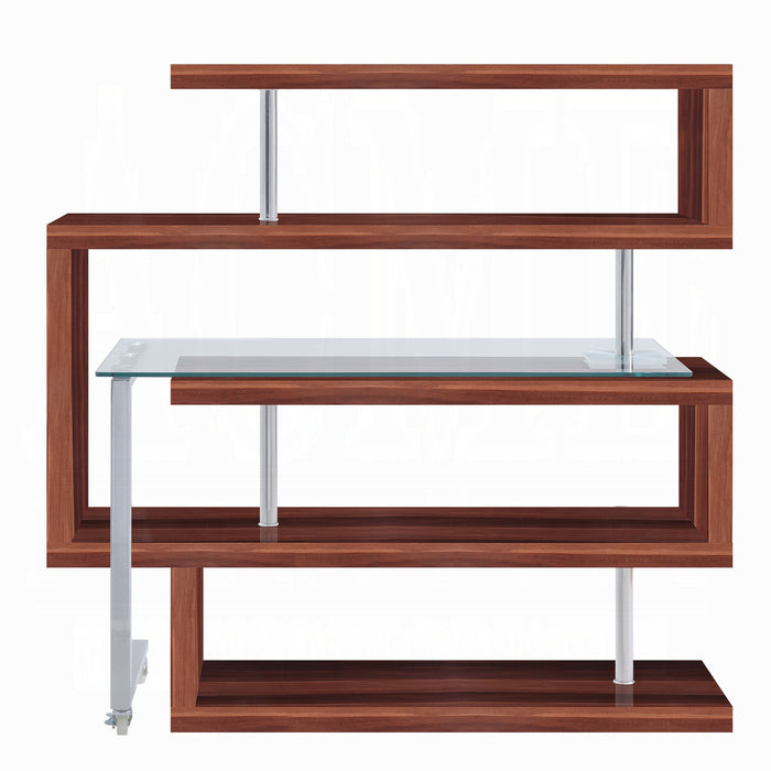 Buck II Writing Desk W/Bookshelf