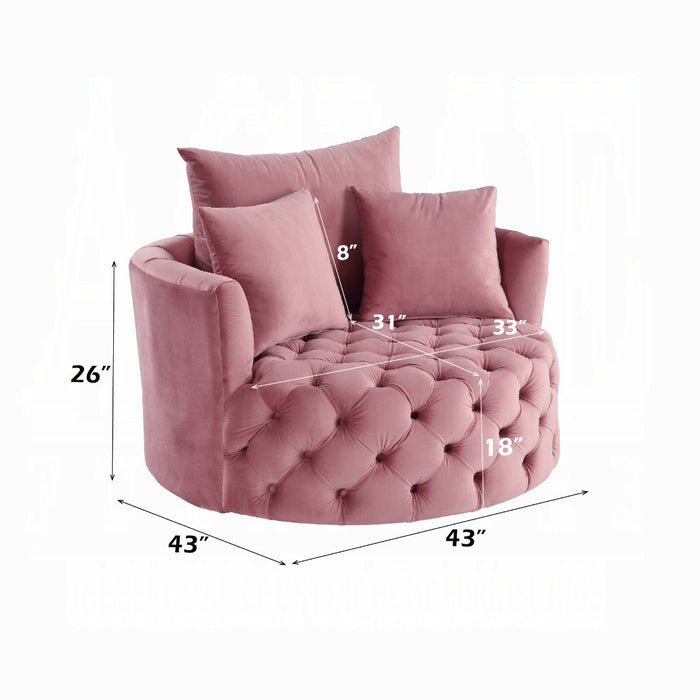 Zunyas Accent Chair W/Swivel