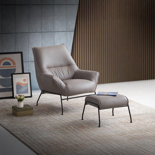 Jabel Accent Chair & Ottoman - Westco Warehouse Furniture (Los Angelos, CA)