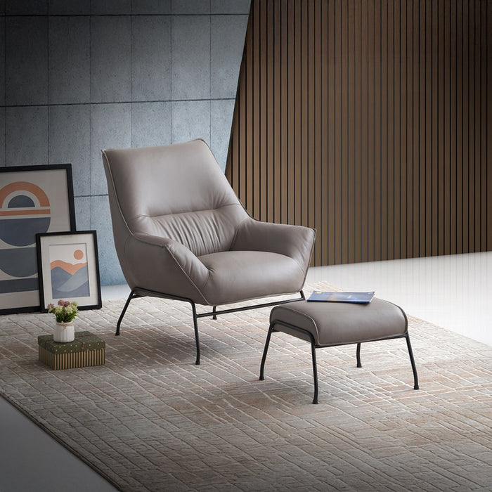 Jabel Accent Chair & Ottoman