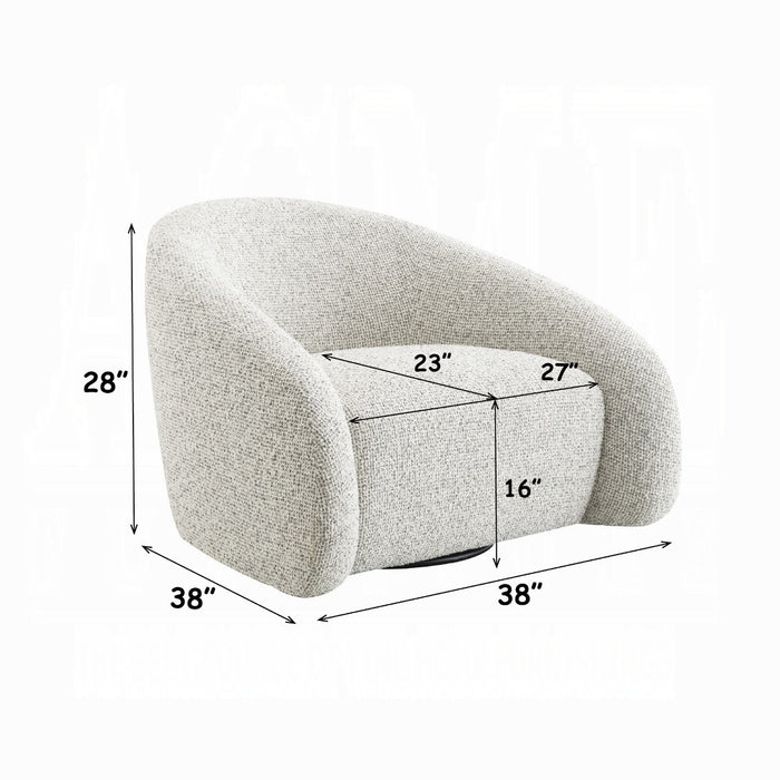 Zoey Accent Chair w/Swivel