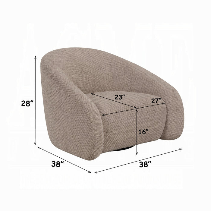 Zoey Accent Chair w/Swivel