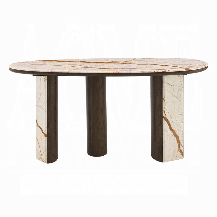Haidar Console Table W/Marble Top