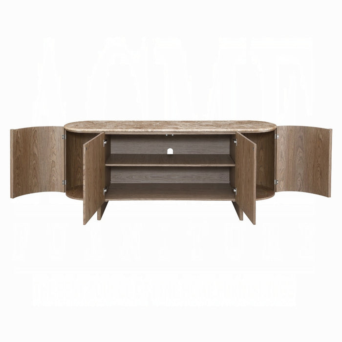 Markku Console Table w/Natural Marble