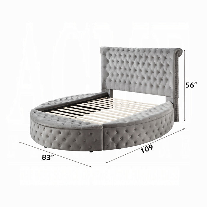 Gaiva Queen Bed W/Storage