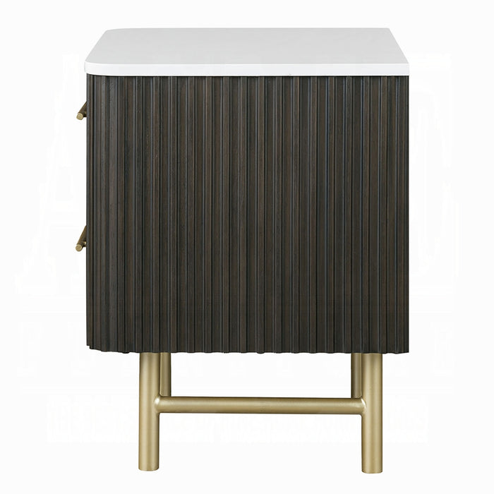 Clayten Nightstand w/Marble Top