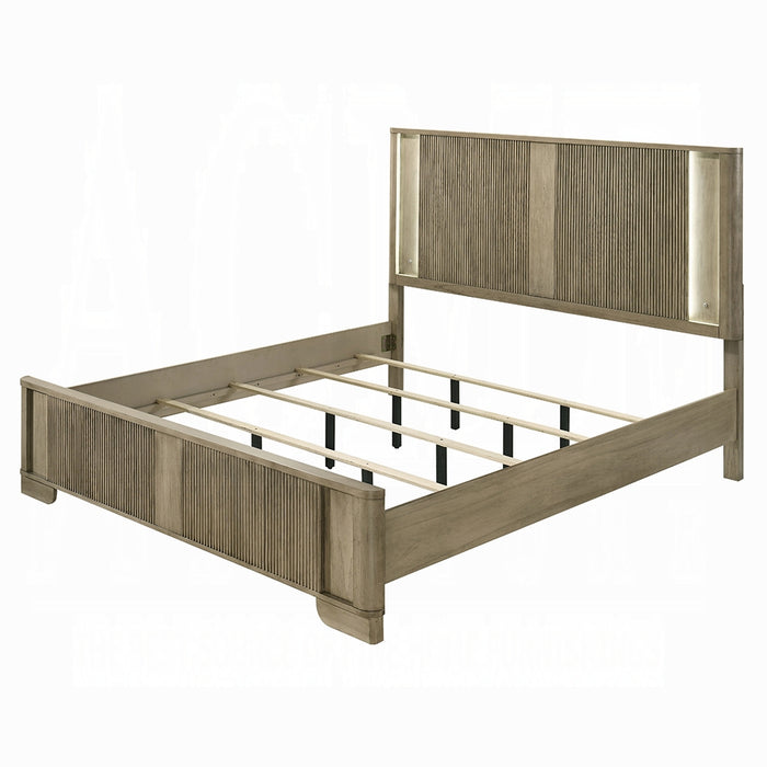 Lakkari Queen Bed w/LED
