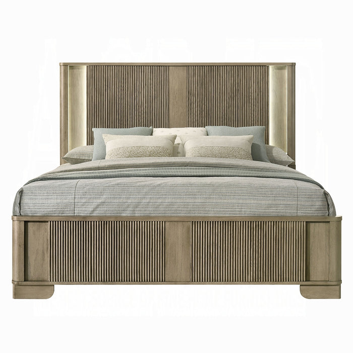 Lakkari Queen Bed w/LED
