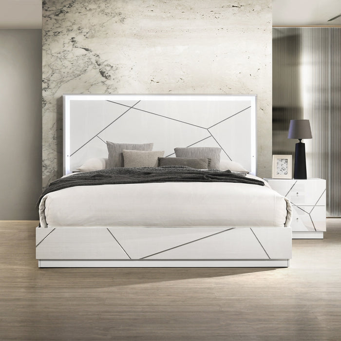 Esther Queen Bed w/LED
