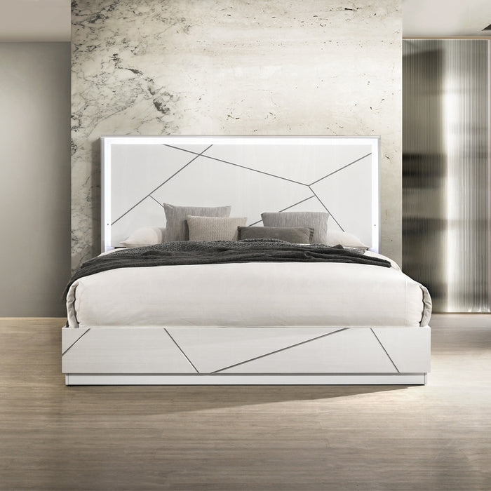 Esther Queen Bed w/LED