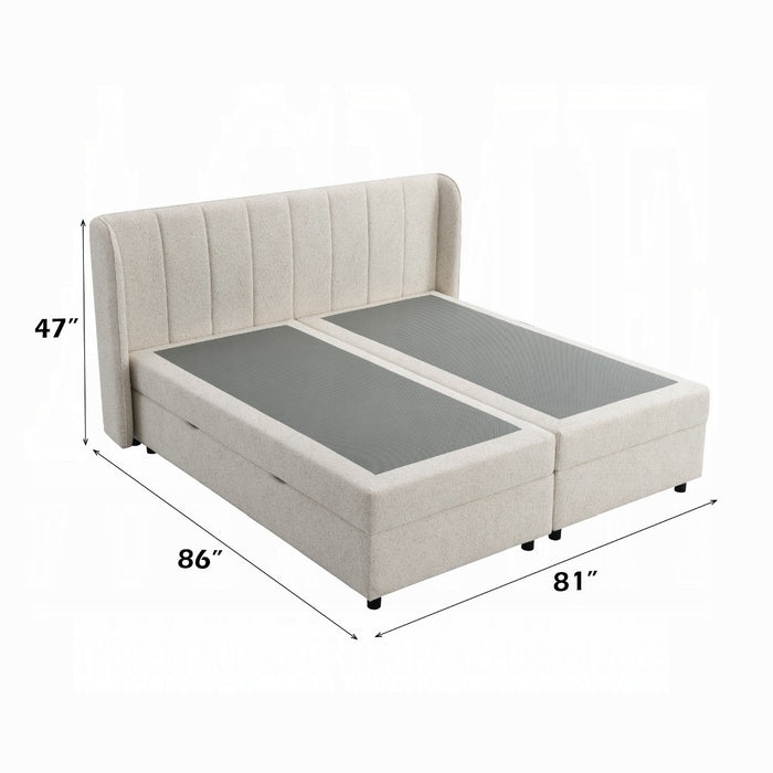 Adonia Eastern King Bed w/Storage - Westco Warehouse Furniture (Los Angelos, CA)