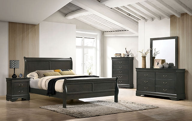 Louis Philippe Queen Bed