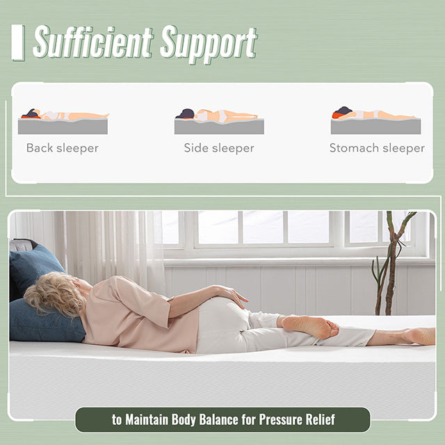 Coreopsis 12" Twin Memory Foam Wave Comfort
